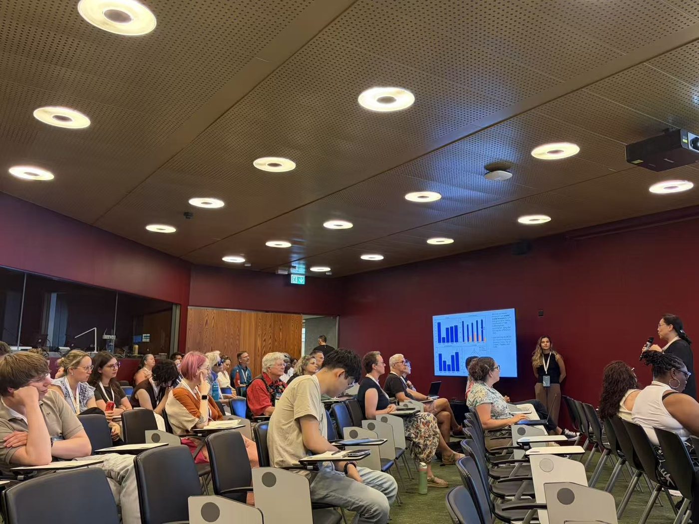 Audience discussion following the presentation at SDT 2026 in Geneva